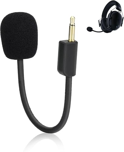 Mikrofonersatz Kompatibel mit Razer BlackShark V2, V2 Pro, V2 SE Gaming Headset, 3.5mm Abnehmbares Mikrofon mit Rauschunterdrückung & Kristallklarem Sound Boom Mikrofon mit Schaumstoff Mikrofonersatz Kompatibel mit Razer BlackShark V2, V2 Pro, V2 SE Gaming Headset, 3.5mm Abnehmbares Mikrofon mit Rauschunterdrückung & Kristallklarem Sound Boom Mikrofon mit Schaumstoff von Zosvoses