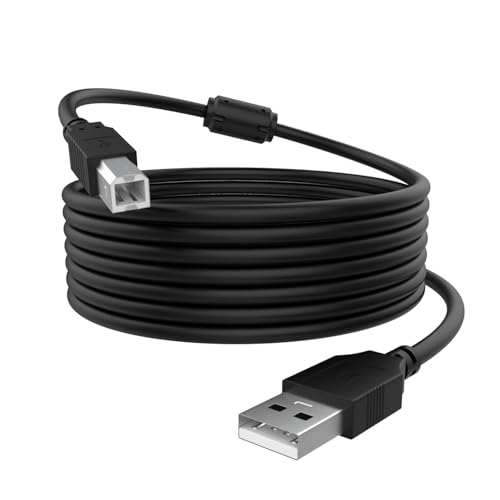 Zosvoses USB B MIDI Kabel für Instrumente, USB A zu Typ B Drucker Kabel Kabel kompatibel mit Klavier, Midi-Controller, Midi-Tastatur, Audio-Schnittstelle Aufzeichnung, Mikrofon und mehr, 3 m Zosvoses USB B MIDI Kabel für Instrumente, USB A zu Typ B Drucker Kabel Kabel kompatibel mit Klavier, Midi-Controller, Midi-Tastatur, Audio-Schnittstelle Aufzeichnung, Mikrofon und mehr, 3 m von Zosvoses