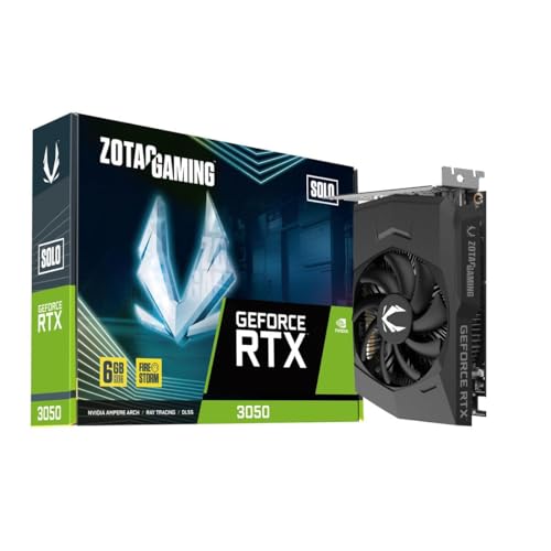 Zotac Gaming GeForce RTX 3050 6GB Solo GDDR6 96bit 1470/14000 HDCP Three DP HDMI Lite Pack von Zotac