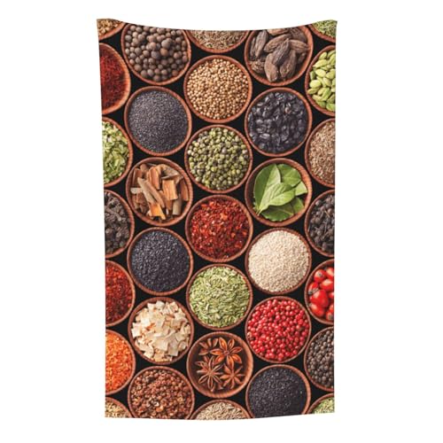 Bunte Gewürze und Kräuter, Überwurf für Couchstühle, warme Plüschdecke für Bettwäsche und Reisen, 76,2 x 127,7 cm Bunte Gewürze und Kräuter, Überwurf für Couchstühle, warme Plüschdecke für Bettwäsche und Reisen, 76,2 x 127,7 cm von Zouey