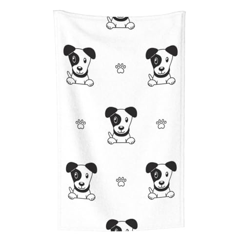 Cartoon-Figur Jack Russell Terrier Tier, Überwurf für Couchstühle, warme Plüschdecke für Bettwäsche und Reisen, 76,2 x 127,7 cm von Zouey