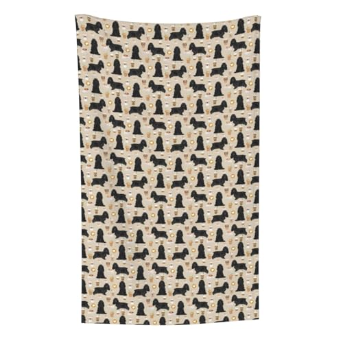 Cocker Spaniel Stoff, Überwurf für Couchstühle, warme Plüschdecke für Bettwäsche und Reisen, 76,2 x 127,7 cm von Zouey