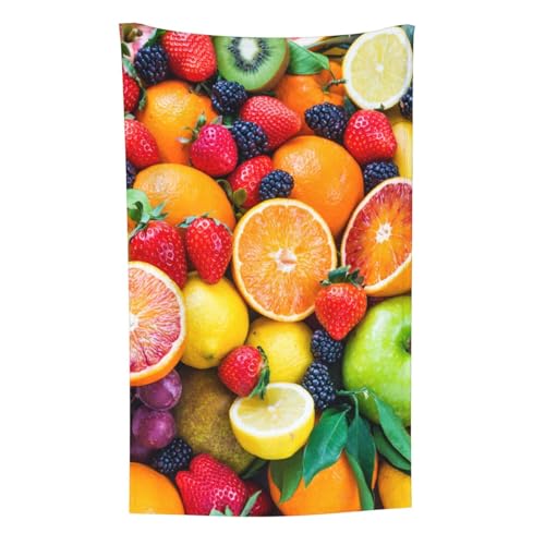 Frisches Obst, Überwurf für Couchstühle, warme Plüschdecke für Bettwäsche und Reisen, 76,2 x 127,7 cm Frisches Obst, Überwurf für Couchstühle, warme Plüschdecke für Bettwäsche und Reisen, 76,2 x 127,7 cm von Zouey