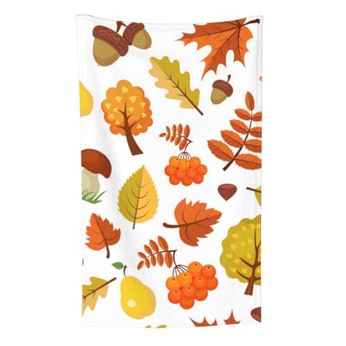 Herbstliche Ahornblätter, Überwurf für Couchstühle, warme Plüschdecke für Bettwäsche und Reisen, 76,2 x 127,7 cm von Zouey