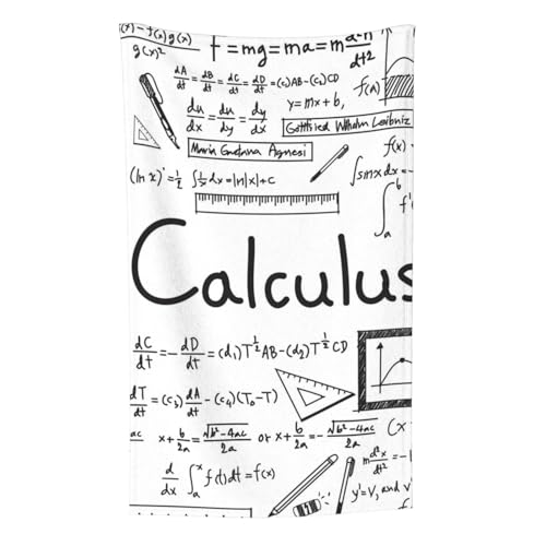 Mathematik Geometrie Geek Kalkül, Überwurf für Couchstühle, warme Plüschdecke für Bettwäsche und Reisen, 76,2 x 127,7 cm von Zouey