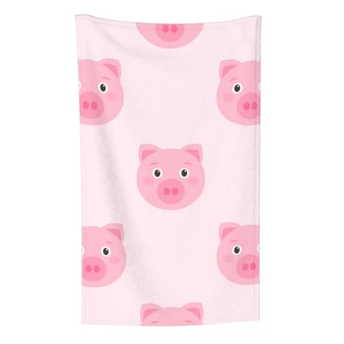 Niedliches Tierschweinmuster, Überwurf für Couchstühle, warme Plüschdecke für Bettwäsche und Reisen, 76,2 x 127,7 cm von Zouey