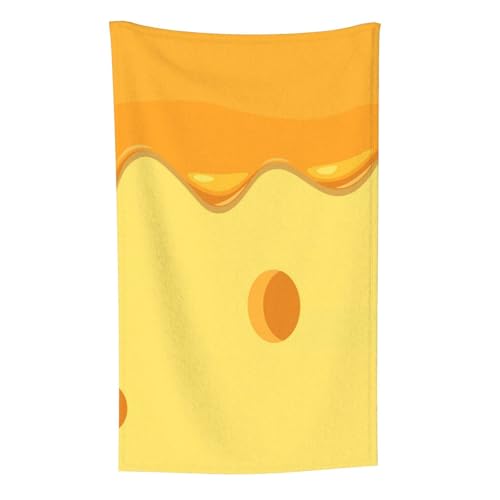 Pasta-Käse-Lebensmittelmuster, Überwurf für Couchstühle, warme Plüschdecke für Bettwäsche und Reisen, 76,2 x 127,7 cm von Zouey
