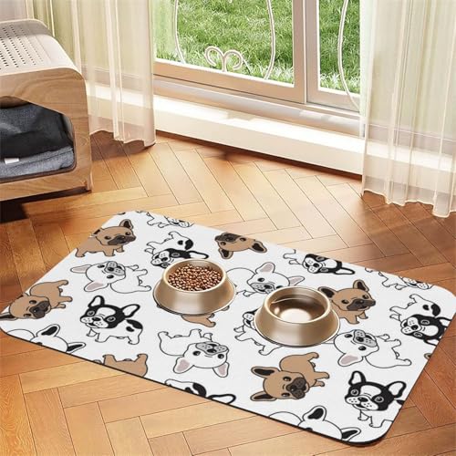 Robben Illustration Seelöwe,wasserdichte Futtermatte für Haustiere, Tischsets für Katzen und Hunde für Futter und Wasser, Futtermatten aus PU-Leder,40x60cm Robben Illustration Seelöwe,wasserdichte Futtermatte für Haustiere, Tischsets für Katzen und Hunde für Futter und Wasser, Futtermatten aus PU-Leder,40x60cm von Zouey