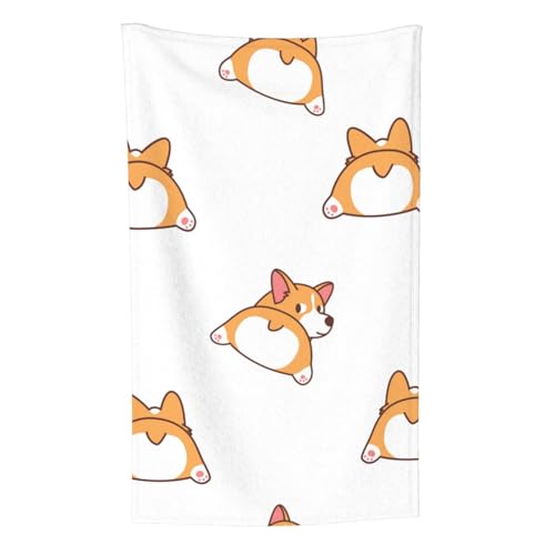 Süßer Corgi-Hintern, Überwurf für Couchstühle, warme Plüschdecke für Bettwäsche und Reisen, 76,2 x 127,7 cm von Zouey