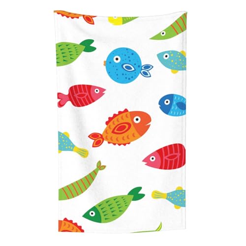 Süßer Fisch, Überwurf für Couchstühle, warme Plüschdecke für Bettwäsche und Reisen, 76,2 x 127,7 cm von Zouey