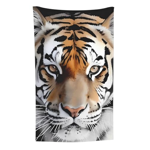 Tiger, Überwurf für Couchstühle, warme Plüschdecke für Bettwäsche und Reisen, 76,2 x 127,7 cm von Zouey