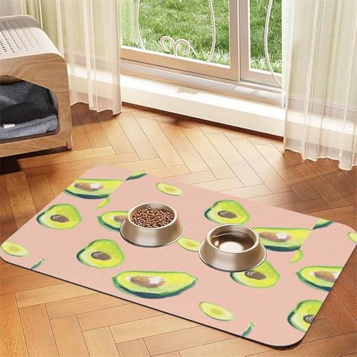 Viele Avocado-Bilder drucken,wasserdichte Futtermatte für Haustiere, Tischsets für Katzen und Hunde für Futter und Wasser, Futtermatten aus PU-Leder,40x60cm Viele Avocado-Bilder drucken,wasserdichte Futtermatte für Haustiere, Tischsets für Katzen und Hunde für Futter und Wasser, Futtermatten aus PU-Leder,40x60cm von Zouey