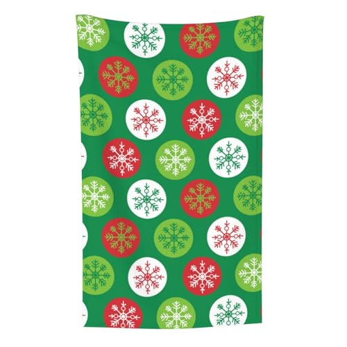 Weihnachts-Stechpalmenbeeren-Muster, Überwurf für Couchstühle, warme Plüschdecke für Bettwäsche und Reisen, 76,2 x 127,7 cm von Zouey