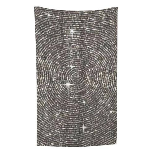 Weiß Silber Grau Diamant, Überwurf für Couchstühle, warme Plüschdecke für Bettwäsche und Reisen, 76,2 x 127,7 cm von Zouey