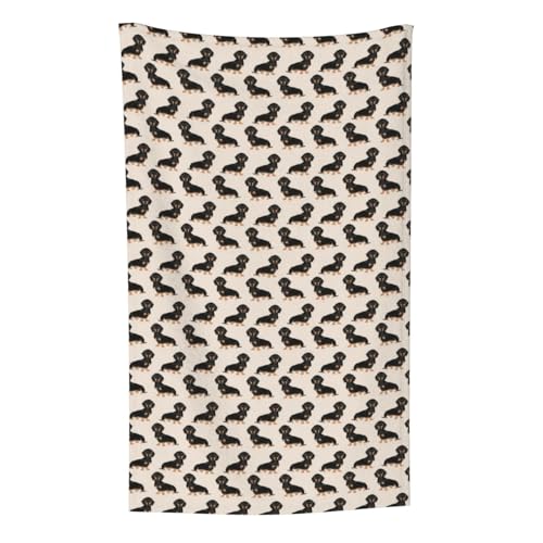 Wiener Hund, Überwurf für Couchstühle, warme Plüschdecke für Bettwäsche und Reisen, 76,2 x 127,7 cm von Zouey