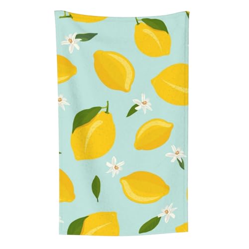 Zitrone Früchte Blume Blätter, Überwurf für Couchstühle, warme Plüschdecke für Bettwäsche und Reisen, 76,2 x 127,7 cm Zitrone Früchte Blume Blätter, Überwurf für Couchstühle, warme Plüschdecke für Bettwäsche und Reisen, 76,2 x 127,7 cm von Zouey