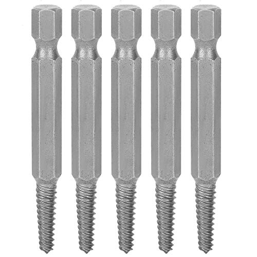 【𝐎𝐬𝐭𝐞𝐫𝐧】 5-tlg. 61-mm-Schraubenextraktor Defekter Bohrerentferner Bohrer mit Sechskantgriff Hochgeschwindigkeitsstahl Langlebig Praktisch von Zouminy