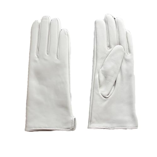 ZouoYYii Damen Handschuhe aus echtem Schaffell - Fleecefutter für Wärme im Frühling und Herbst beim Fahren im Freien von ZouoYYii