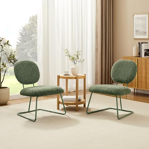 Zouron Esszimmerstühle 2er Set, Küchenstuhl Grün Polyesterstuhl Polsterstuhl Sessel Metallbeine bis 150kg Belastbar Sitzfläche 50x58cm Schreibstuhl Zouron Esszimmerstühle 2er Set, Küchenstuhl Grün Polyesterstuhl Polsterstuhl Sessel Metallbeine bis 150kg Belastbar Sitzfläche 50x58cm Schreibstuhl von Zouron