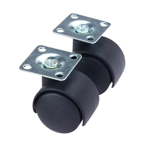 MöBelrollen 2 stücke 1,5 zoll Universal Rad Swivel Caster Roller Rad Möbel Büro Stuhl Caster Mit Bremse tragkraft(B 1Pair) von Zpengtai