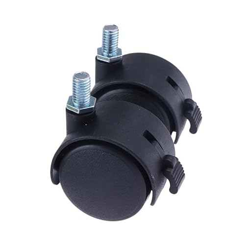 MöBelrollen 2 stücke 1,5 zoll Universal Rad Swivel Caster Roller Rad Möbel Büro Stuhl Caster Mit Bremse tragkraft(D 1Pair) von Zpengtai