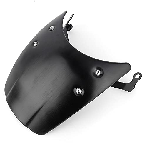 Motorrad Windschutzscheibe FIT AUF VERWENDUNG FÜR Bmw r neun t ninet r9t r 9 t Racer Pure Urban Scrambler 2014-2022 Motorrad Windschutzscheibe Aluminium Wind Deflektor Windschutzscheibe(Noir) von Zpengtai