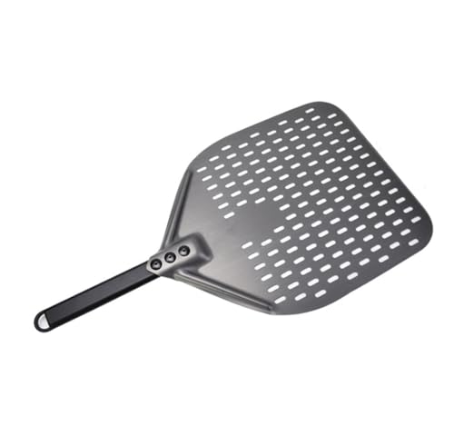 Pizzaschaufel 1 Stück 12 14 Zoll große Lange Aluminium-Pizzaschaufel mit langem Griff, Zubehör, Pizza-Paddelspatel, antihaftbeschichteter runder Pfannen-Backwender backen(12inch 56cm) von Zpengtai