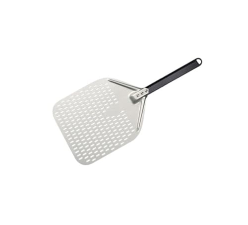 Pizzaschaufel 1 Stück 12 14 Zoll große Lange Aluminium-Pizzaschaufel mit langem Griff, Zubehör, Pizza-Paddelspatel, antihaftbeschichteter runder Pfannen-Backwender backen(12inch 56cm-01) von Zpengtai