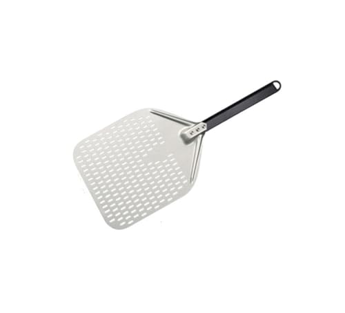 Pizzaschaufel 1 Stück 12 14 Zoll große Lange Aluminium-Pizzaschaufel mit langem Griff, Zubehör, Pizza-Paddelspatel, antihaftbeschichteter runder Pfannen-Backwender backen(12inch 56cm W) von Zpengtai