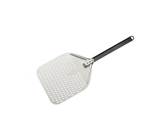 Pizzaschaufel 1 Stück 12 14 Zoll große Lange Aluminium-Pizzaschaufel mit langem Griff, Zubehör, Pizza-Paddelspatel, antihaftbeschichteter runder Pfannen-Backwender backen(12inch 66cm-01) von Zpengtai