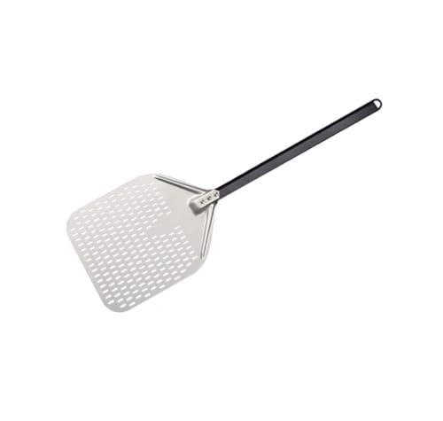 Pizzaschaufel 1 Stück 12 14 Zoll große Lange Aluminium-Pizzaschaufel mit langem Griff, Zubehör, Pizza-Paddelspatel, antihaftbeschichteter runder Pfannen-Backwender backen(12inch 80cm-01) von Zpengtai