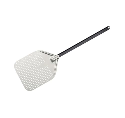 Pizzaschaufel 1 Stück 12 14 Zoll große Lange Aluminium-Pizzaschaufel mit langem Griff, Zubehör, Pizza-Paddelspatel, antihaftbeschichteter runder Pfannen-Backwender backen(12inch 90cm-01) von Zpengtai