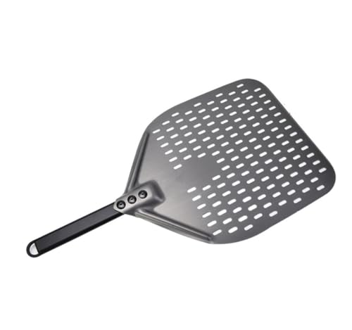 Pizzaschaufel 1 Stück 12 14 Zoll große Lange Aluminium-Pizzaschaufel mit langem Griff, Zubehör, Pizza-Paddelspatel, antihaftbeschichteter runder Pfannen-Backwender backen(14inch 56cm) von Zpengtai