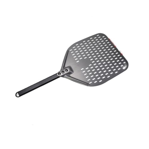 Pizzaschaufel 1 Stück 12 14 Zoll große Lange Aluminium-Pizzaschaufel mit langem Griff, Zubehör, Pizza-Paddelspatel, antihaftbeschichteter runder Pfannen-Backwender backen(14inch 66cm) von Zpengtai