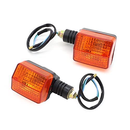Zpengtai Blinker Motorrad Motorrad Blinker Licht Anzeige Winker Blinker Lampe Ohne Braket Fit for Honda XR250L XR 250 L XR650L XR 650 L Motorrad Blinker(2piece) von Zpengtai