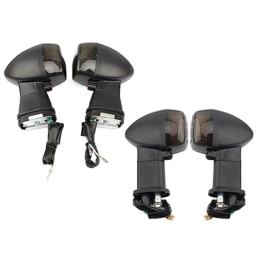 Zpengtai Blinker Motorrad Motorrad Vorne Hinten Blinker Anzeige Lichter Brems Blinker Teile Passend for Kawasaki Ninja ZX6 ZX6R ZX6RR ZX7R ZX9R ZX10R ZX12R Motorrad Blinker(Turn Signal Set-02) von Zpengtai