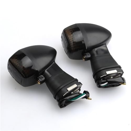 Zpengtai Blinker Motorrad Motorrad Vorne Hinten Blinker Kontrollleuchten Passend for Kawasaki Ninja ZX-6R ZX6R ZX-7R ZX-9R ZX9R ZX10R ZX-10R ZX-12R ZX12R Motorrad Blinker(Front Smoke) von Zpengtai