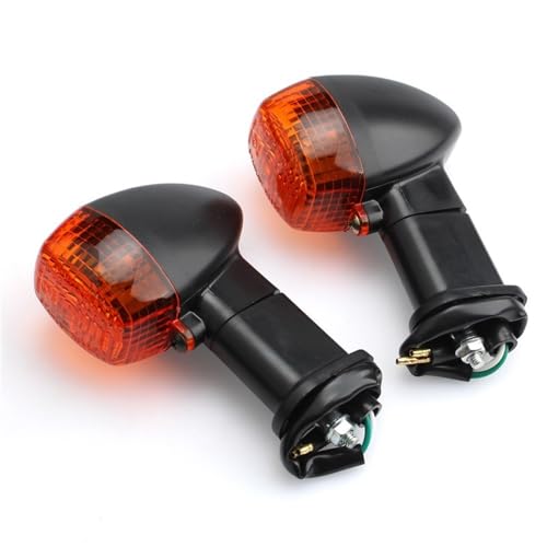 Zpengtai Blinker Motorrad Motorrad Vorne Hinten Blinker Kontrollleuchten Passend for Kawasaki Ninja ZX-6R ZX6R ZX-7R ZX-9R ZX9R ZX10R ZX-10R ZX-12R ZX12R Motorrad Blinker(Rear Yellow) von Zpengtai
