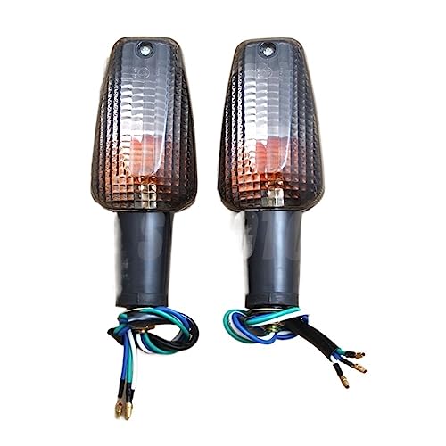Zpengtai Blinker Motorrad Motorrad Vorne und Hinten Blinker Lichter Lenkung Lampe Passend for Honda CB400 SuperFour 1999-2004 CB1000 CB1300 X4 CB600 Passend for Hornet 250 600 Motorrad Blinker(Smoke) von Zpengtai