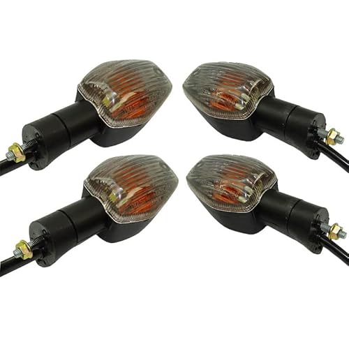 Zpengtai Blinker Motorrad Passend for Honda CBR1000RR CBR 1000 RR 2004 2005 2006 2007 4 Stück vorne und hinten. Blinkerlampe hinten Motorrad Blinker(Smoke Lens) von Zpengtai