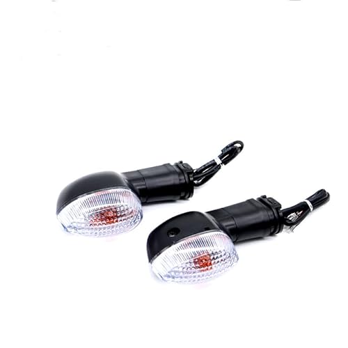 Zpengtai Blinker Motorrad Vorne/Hinten Blinker Licht Blinker Anzeige Umleitung Lampe Motorrad Fit for Yamaha YZF R1 YZFR6 FZ1 FZ8 Fazer FZ1N FZ6R XJ6 Motorrad Blinker(Clear) von Zpengtai