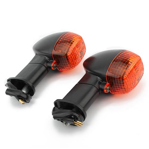 Zpengtai Blinker Motorrad Vorne Hinten Motorrad Blinker Kontrollleuchten Passend for Kawasaki Ninja ZX-6R ZX6R ZX-7R ZX-9R ZX9R ZX10R ZX-10R ZX-12R ZX12R Motorrad Blinker(Rear Amber) von Zpengtai