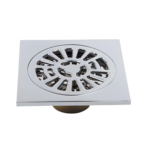 Zpengtai Bodenablauf 100 * 100 Mm Liner Bodenablauf Chrom Quadratischen Toilette Dusche Abfluss Abflusssieb abflusssieb(Model 6) von Zpengtai