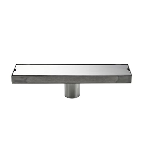 Zpengtai Bodenablauf Badezimmer Unsichtbarer Bodenablauf 20-50CM Quadratischer Abfallfilter Entwässerung Duschablaufsieb Küchenzubehör abflusssieb(Brush 6.8 X 50 cm) von Zpengtai
