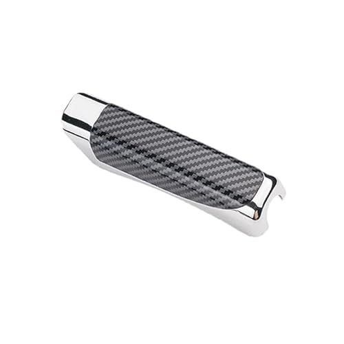 Zpengtai Handbremse SchutzhüLle Universal Auto Handbremsschutz Kohlefaser/Mahagoni Abdeckung Handbremsgriff Anti-Rutsch-Ärmel Auto Innenzubehör Handbremse Abdeckung(Carbon Fiber) von Zpengtai