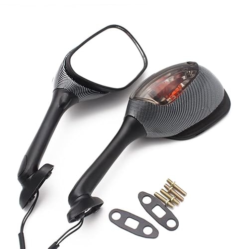 Zpengtai Motorrad Spiegel Motorrad-Rückspiegel, Passend for Suzuki GSXR 600 750 2006 2007 2008 2009 2010 GSXR 1000 2005 2006 2007 2008 K6 K7 K8 Roller Spiegel(1) von Zpengtai