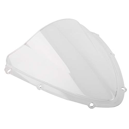 Zpengtai Motorrad Windschutzscheibe Motorrad Windschutzscheibe Doppelblase Abs Windschutzscheiben-FIT-Verwendung for Suzuki GSXR 600 750 K8 K10 2008 2009 2010(Clear) von Zpengtai
