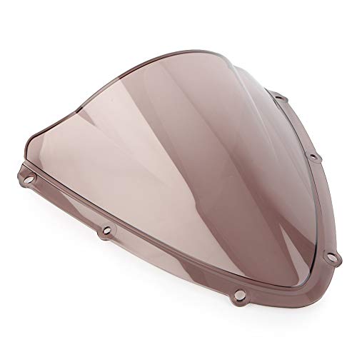 Zpengtai Motorrad Windschutzscheibe Motorrad Windschutzscheibe Doppelblase Abs Windschutzscheiben-FIT-Verwendung for Suzuki GSXR 600 750 K8 K10 2008 2009 2010(Tan) von Zpengtai