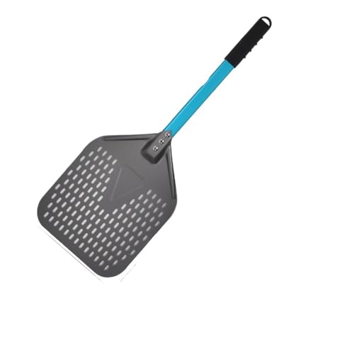 Zpengtai Pizzaschaufel 10 11 12 13 14 Zoll Pizza Schaufel Perforierte Schaufel Drehen Paddel for Ofen Drehen Schaufel Küche Werkzeuge Antihaft Pizza Backen backen(10 inch 66cm Blue) von Zpengtai