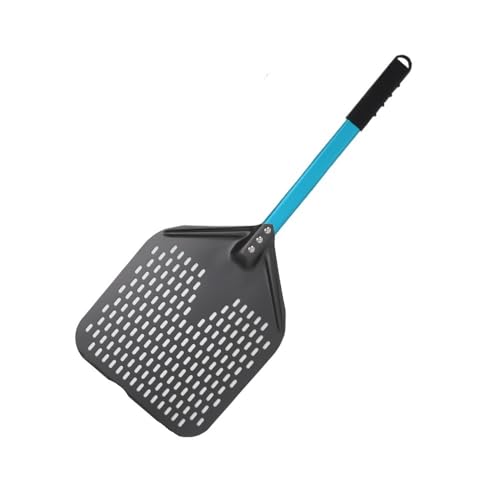 Zpengtai Pizzaschaufel 10 11 12 13 14 Zoll Pizza Schaufel Perforierte Schaufel Drehen Paddel for Ofen Drehen Schaufel Küche Werkzeuge Antihaft Pizza Backen backen(11 inch 69cm Blue) von Zpengtai